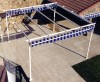 Venta de pérgola con toldo punto recto en Hoyo de Manzanares