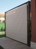 Instalación de toldo vertical para pérgola en Torrelodones