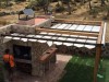 Montaje de Pérgola de Madera en Alpedrete con toldo extensible al frente