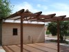 Montaje de pérgola de madera en Cercedilla
