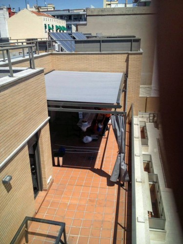 montaje Veranda para ático en Valdemorillo